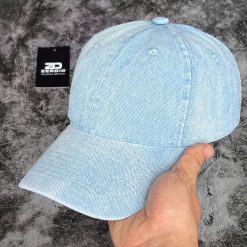 Nón Kết Jeans Trơn Màu Xanh, Chất Liệu Cao Cấp (2)