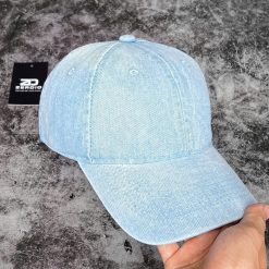 Nón Kết Jeans Trơn Màu Xanh, Chất Liệu Cao Cấp (3)