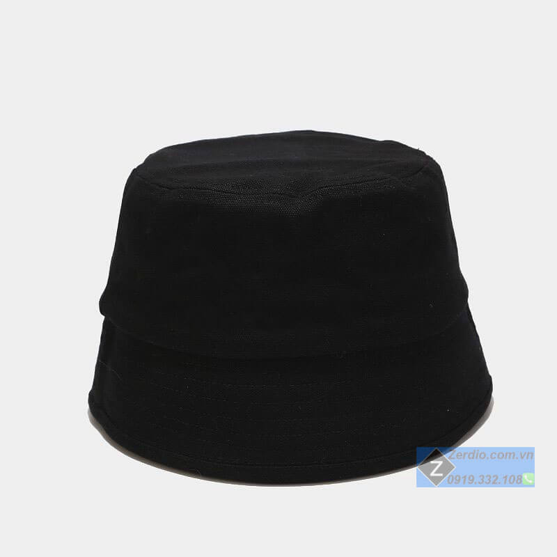 mũ bucket đen