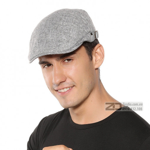 Mũ Beret Nam Xuân Hè Vải Cotton Thoáng Mát MN062 (1)