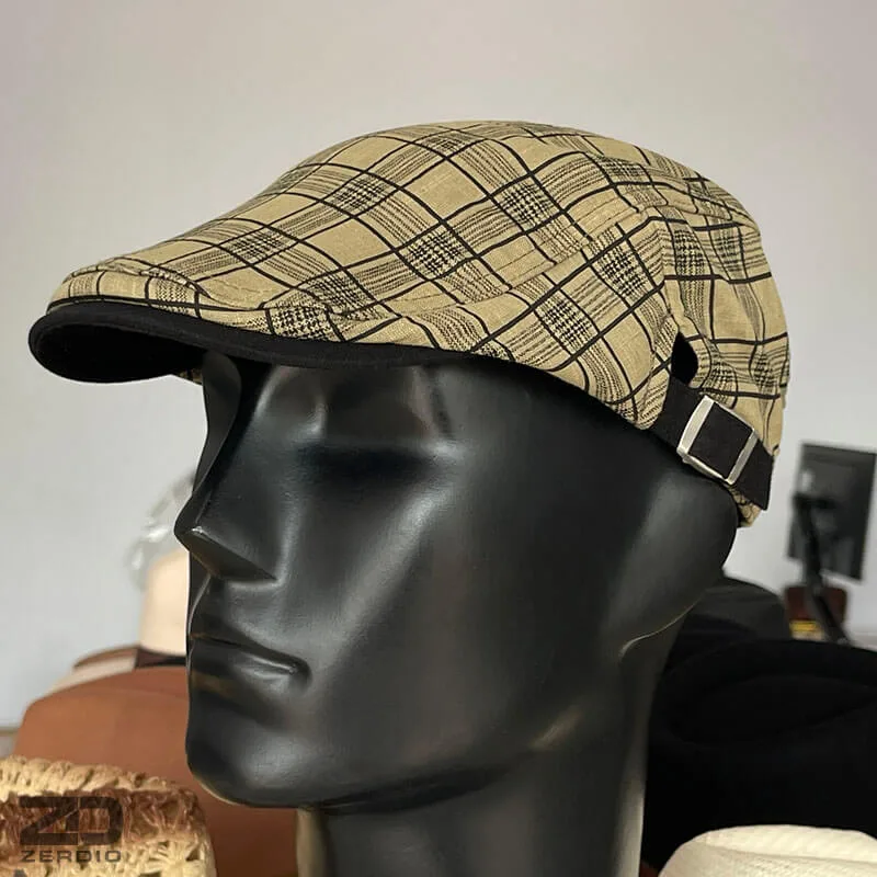 Mũ Nồi Beret Nam Xuân Hè Vải Cotton Thoáng Mát MN067 (1)