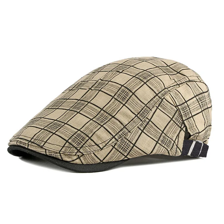 Mũ Nồi Beret Nam Xuân Hè Vải Cotton Thoáng Mát MN067 (1)