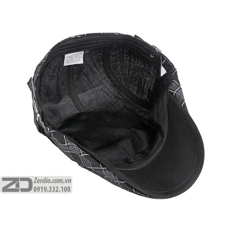 Mũ Nồi Beret Nam Xuân Hè Vải Cotton Thoáng Mát MN067 - Ảnh 8