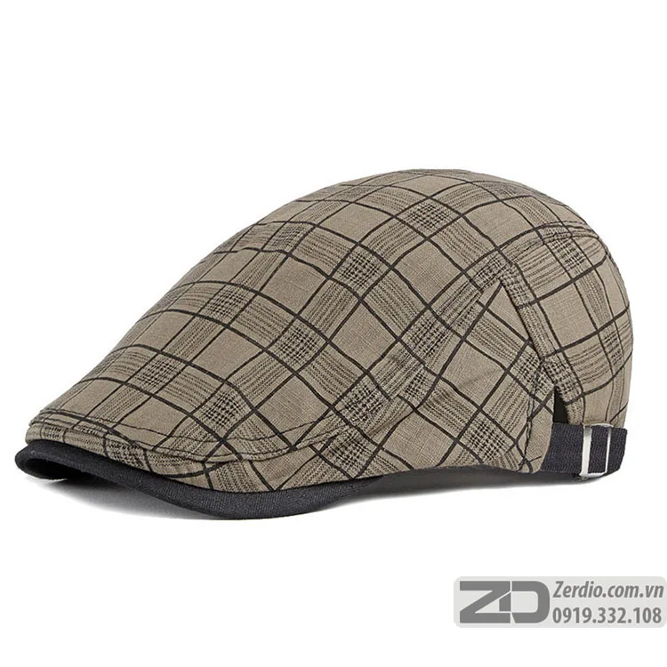 Mũ Nồi Beret Nam Xuân Hè Vải Cotton Thoáng Mát MN067 (19)