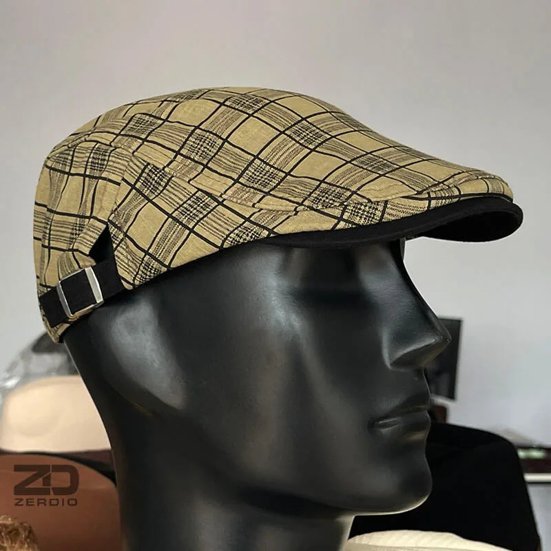 Mũ Nồi Beret Nam Xuân Hè Vải Cotton Thoáng Mát MN067 (2)