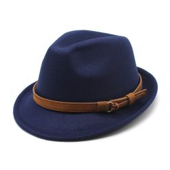 Mũ Phớt Fedora Nam Vành Nhỏ MP086 Đai Da Sang Trọng - Ảnh 6