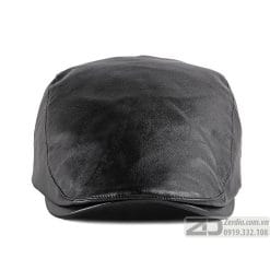 Mũ Beret Nam Da PU MN016 Cao Cấp, Phong Cách Cổ Điển - Ảnh 2