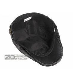 Mũ Beret Nam Da PU MN016 Cao Cấp, Phong Cách Cổ Điển - Ảnh 9