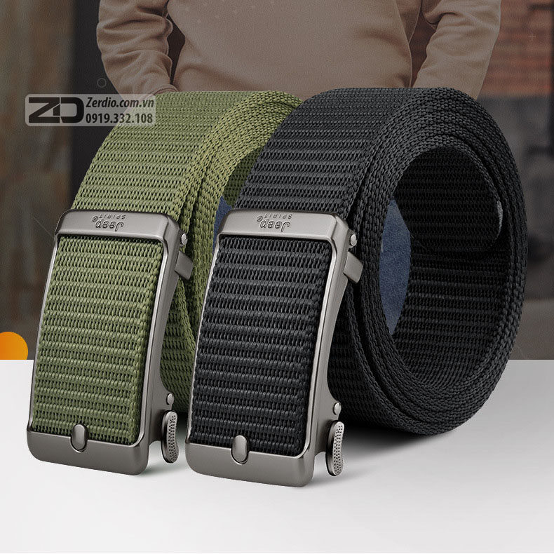 Thắt Lưng Nam Vải Bố Hàng Hiệu Jeep Phong Cách Trẻ Trung TL06 (10)