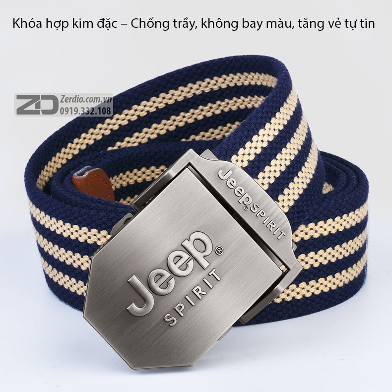 Thắt Lưng Nam Vải Dù Khóa Tự Động Jeep Phong Cách Trẻ Trung TL09 (4)
