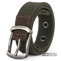 Thắt Lưng Vải Canvas Nam Hàng Hiệu Jeep Bên Đẹp, Khóa Kim TL04 (10)