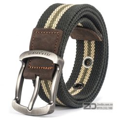 Thắt Lưng Vải Canvas Nam Hàng Hiệu Jeep Bên Đẹp, Khóa Kim TL04 (12)
