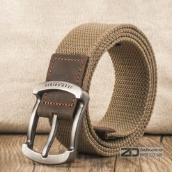 Thắt Lưng Vải Canvas Nam Hàng Hiệu Jeep Bên Đẹp, Khóa Kim TL04 (2)