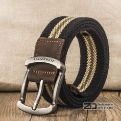 Thắt Lưng Vải Canvas Nam Hàng Hiệu Jeep Bên Đẹp, Khóa Kim TL04 (5)